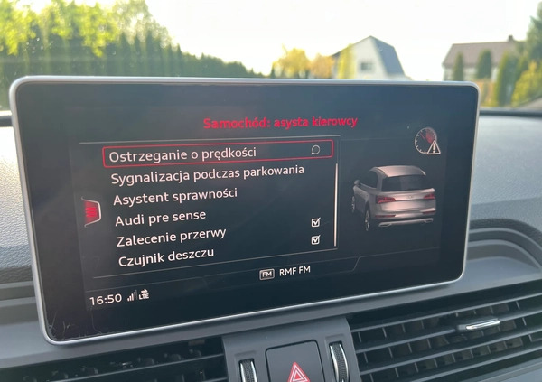 Audi Q5 cena 148000 przebieg: 135563, rok produkcji 2017 z Andrychów małe 742